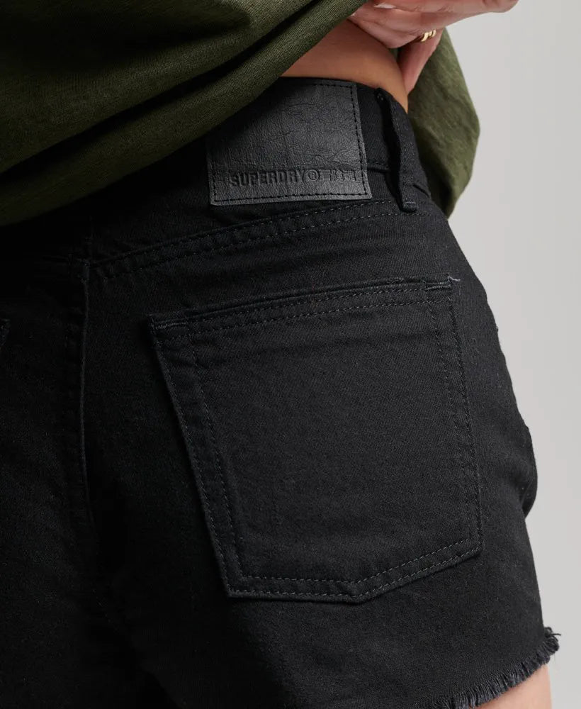 Organic Cotton Studios High Rise Denim Shorts
