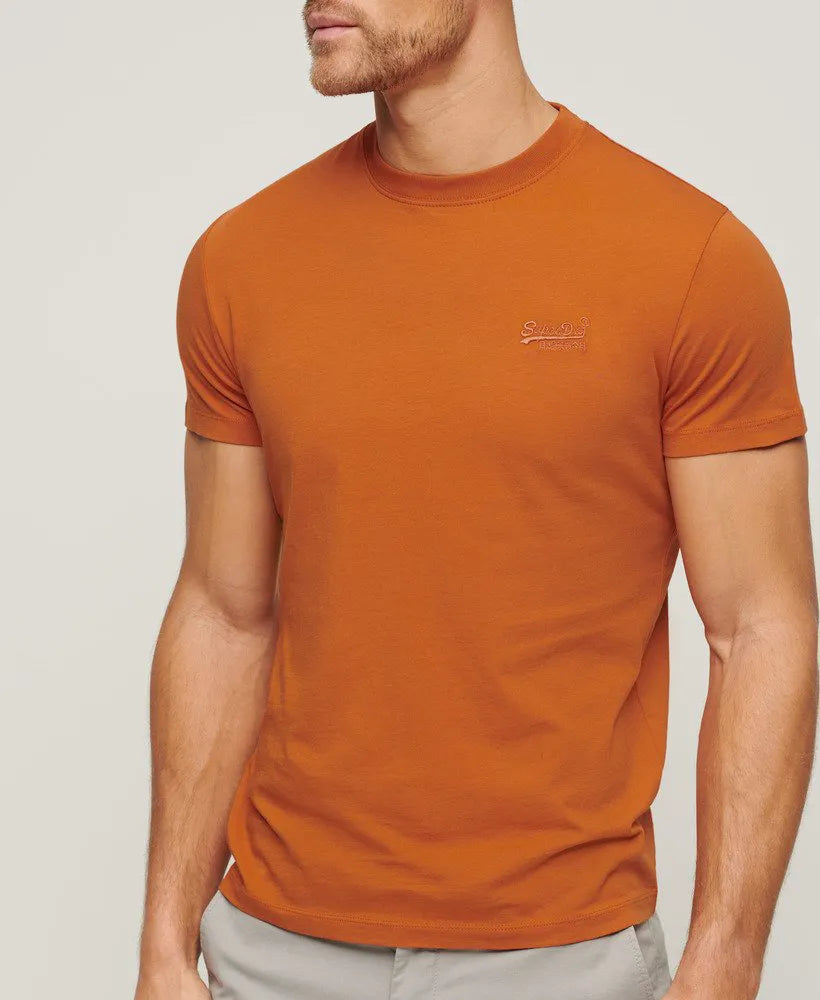Organic Cotton Essential Logo Embroidered T-Shirt