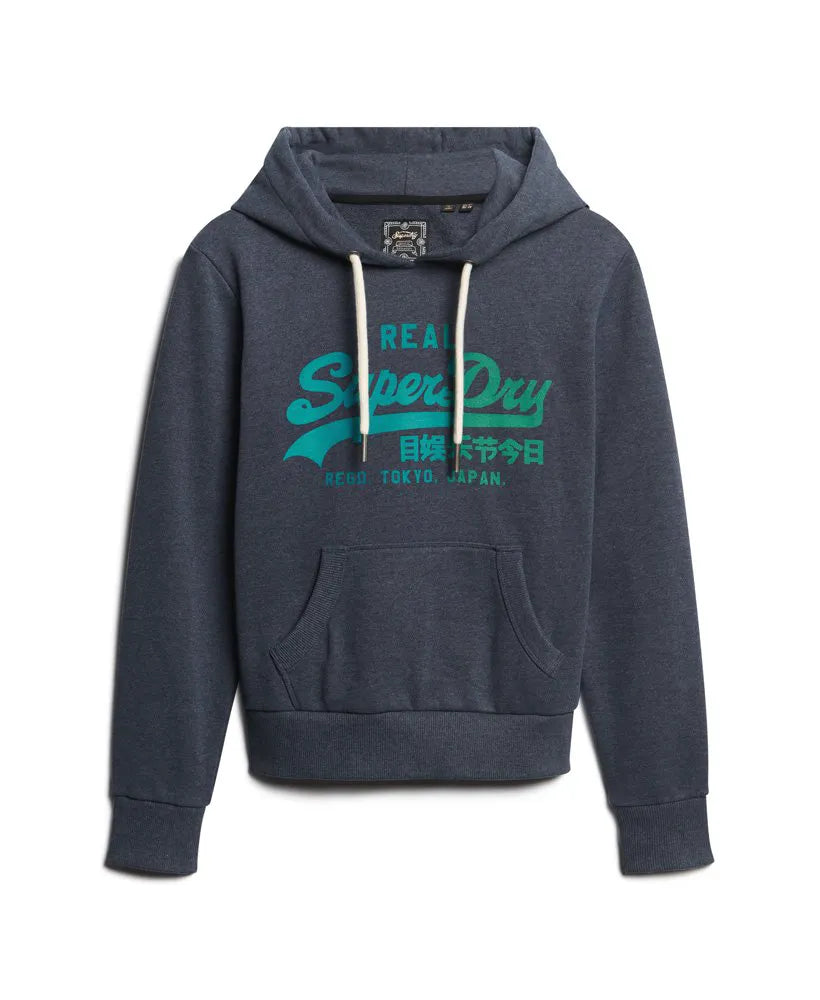 Tonal Vintage Logo Graphic Hoodie