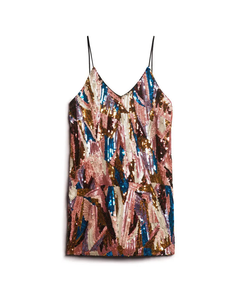 Deco Sequin Mini Dress