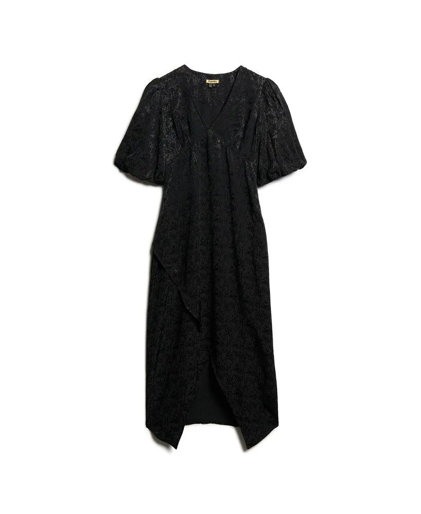 Short Sleeve Midi Dress