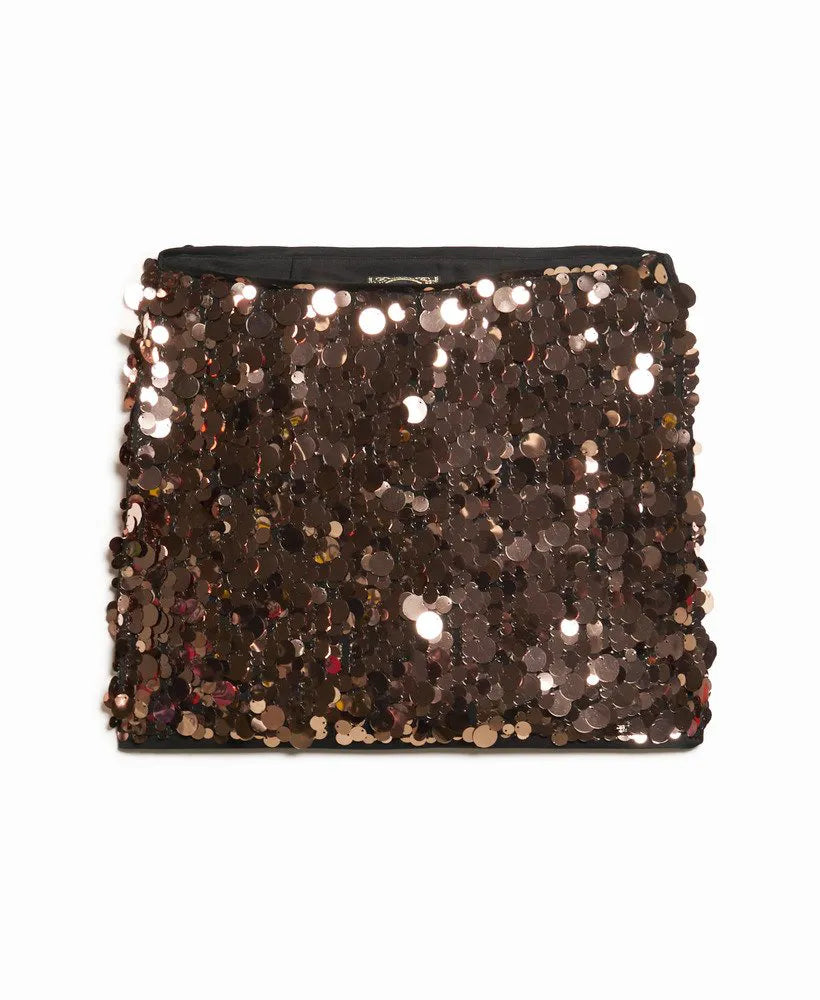 Sequin Disc Mini Skirt