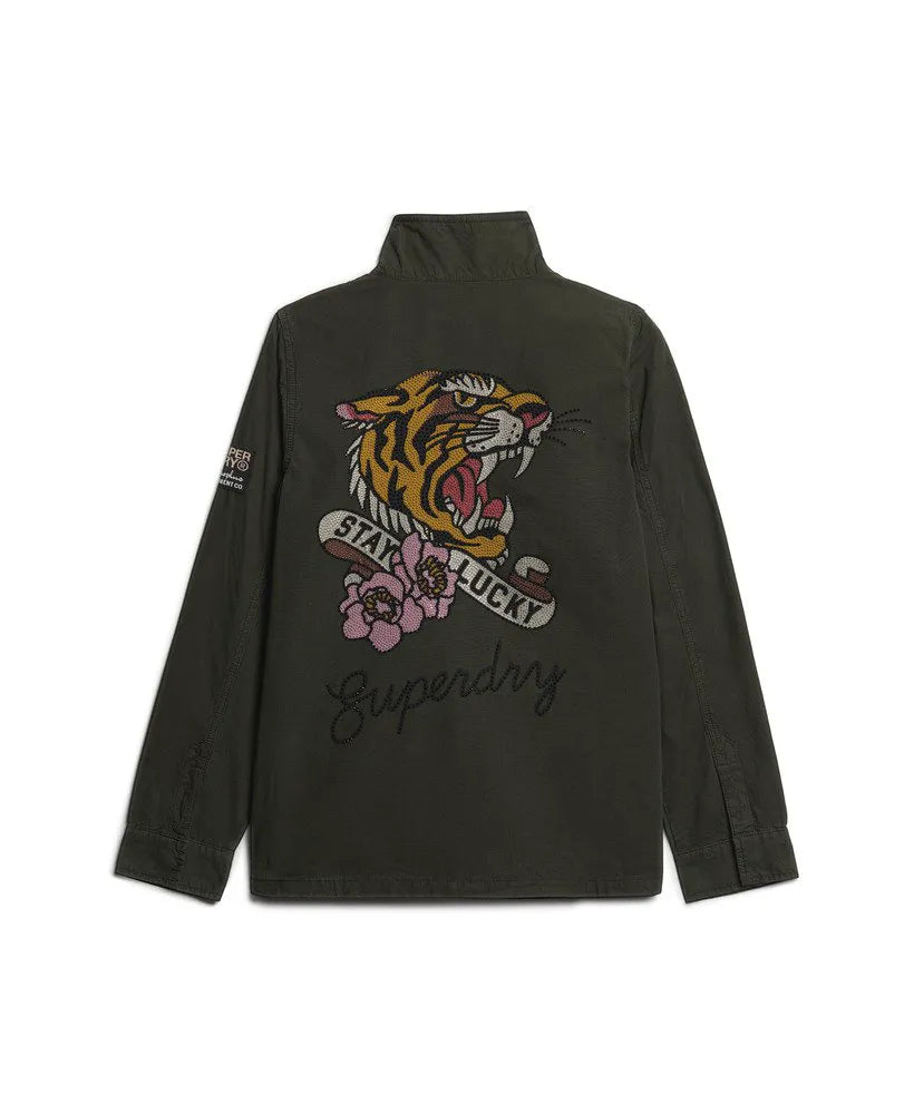 M65 Embellished Military Jacket