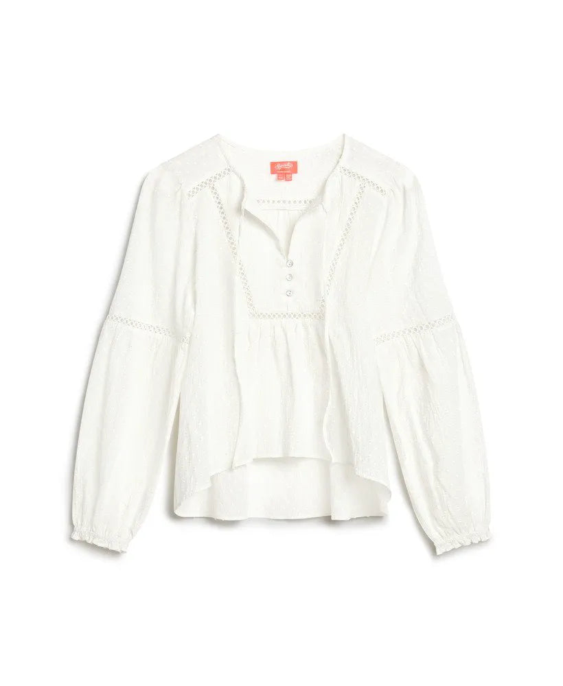 Ibiza Long Sleeve Beach Blouse