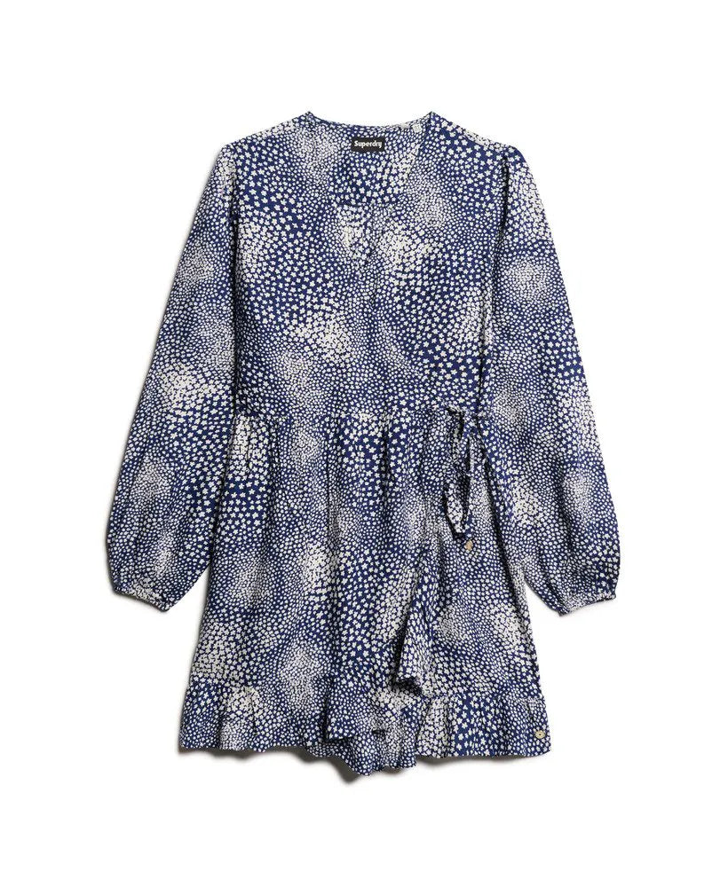 Scattered Ditsy Navy