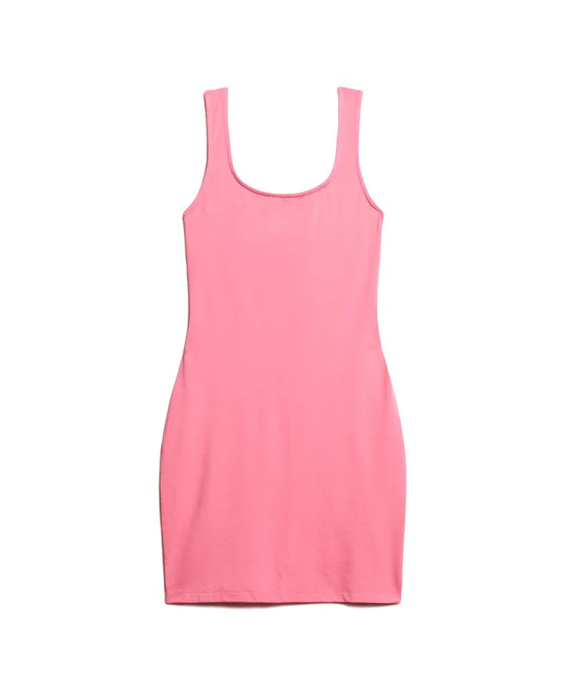 Square Neck Jersey Mini Dress