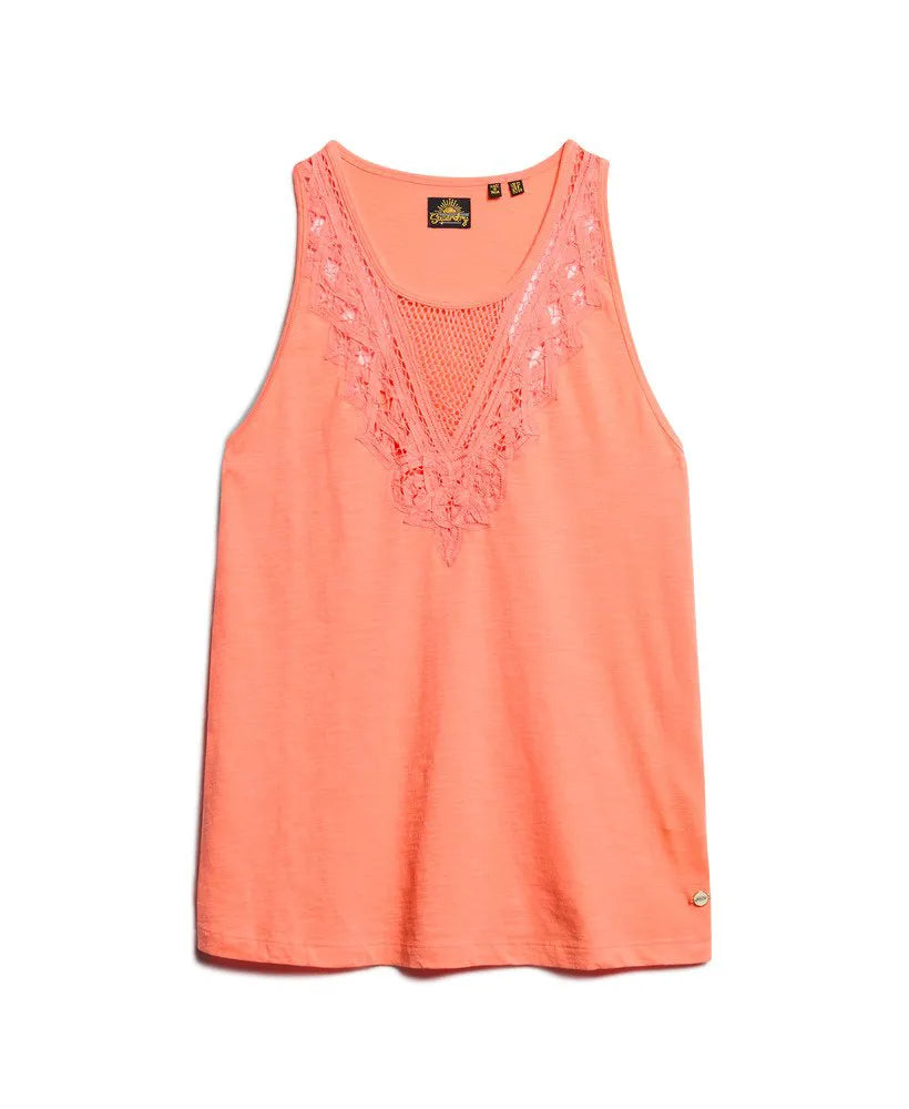 Jersey Lace Vest
