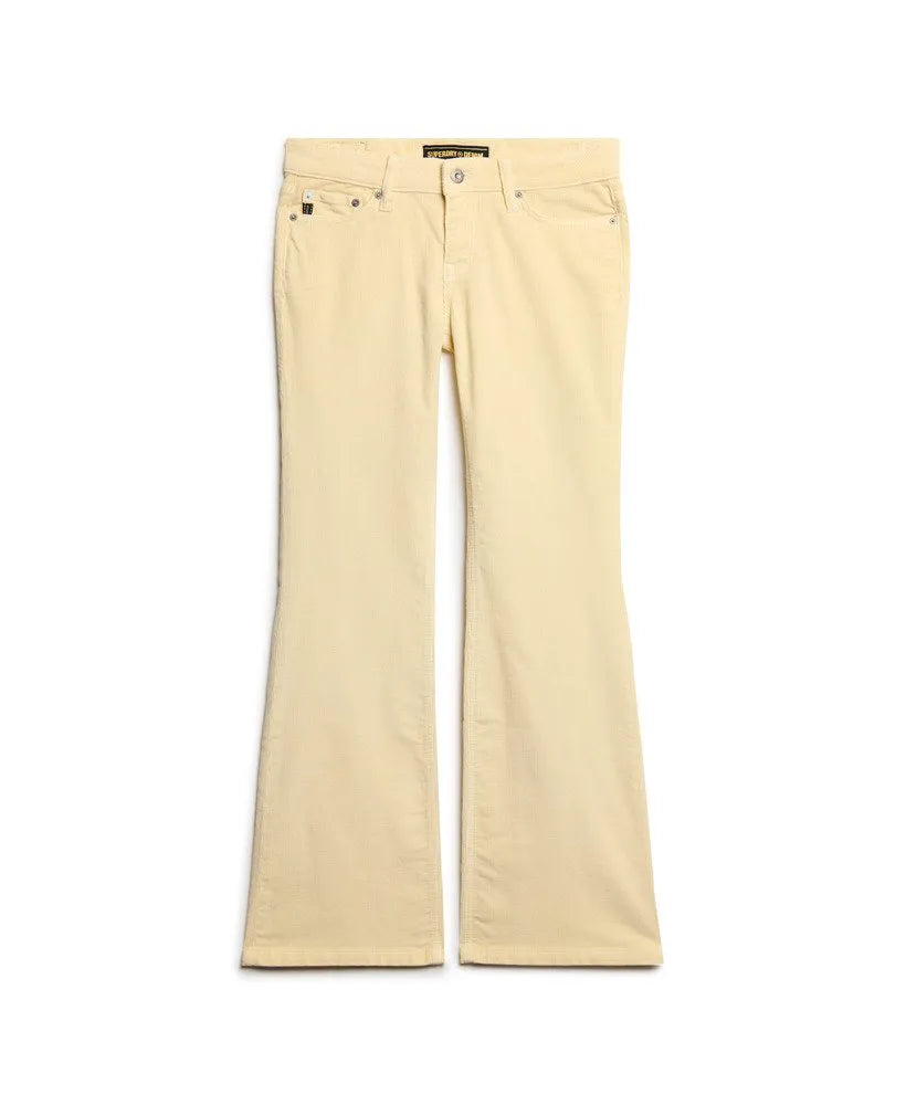 Low Rise Cord Flare Jeans