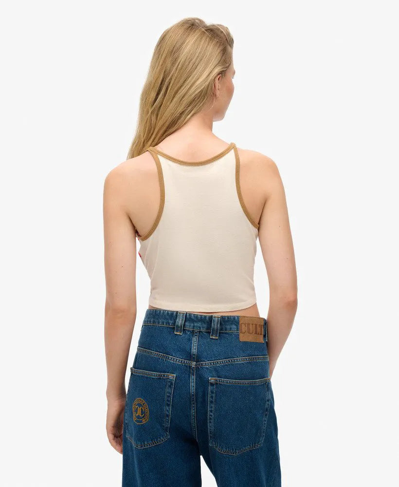 Vintage Stripe Surf Tank Top