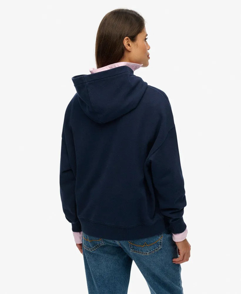 Vintage Logo Neon Relaxed Hoodie