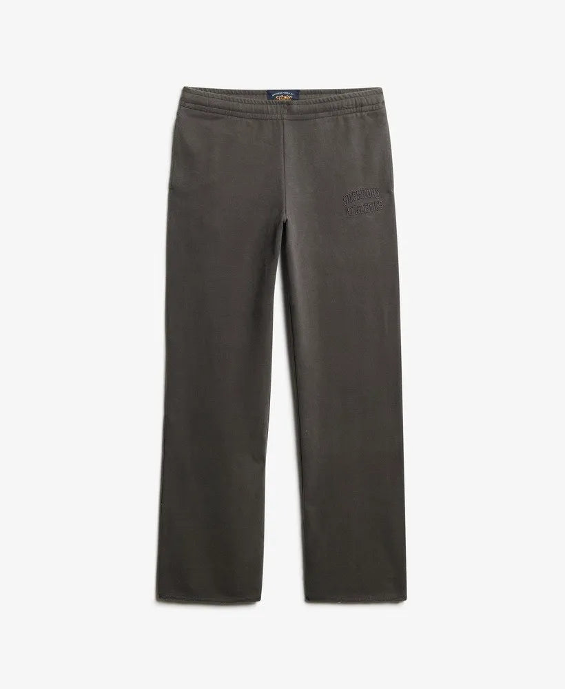 Athletic Tonal Embroidered Wide Leg Joggers