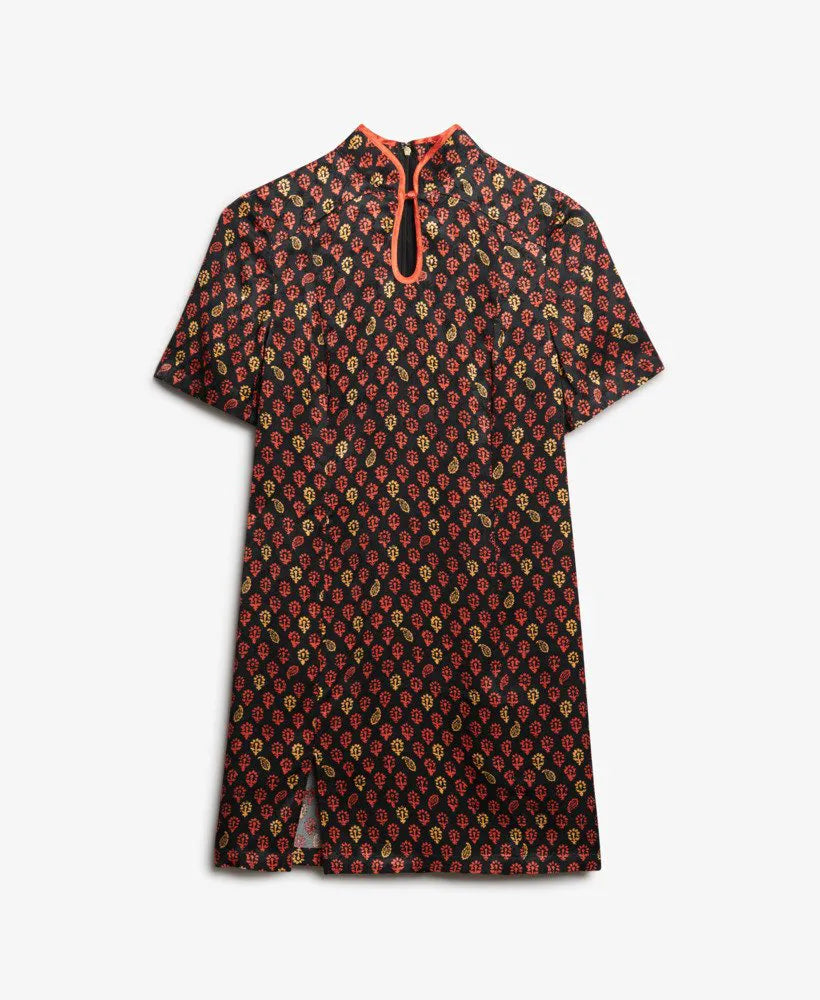 Floral Block Black