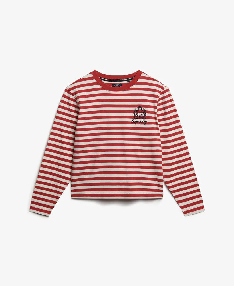 Country Club Long Sleeve Stripe Top