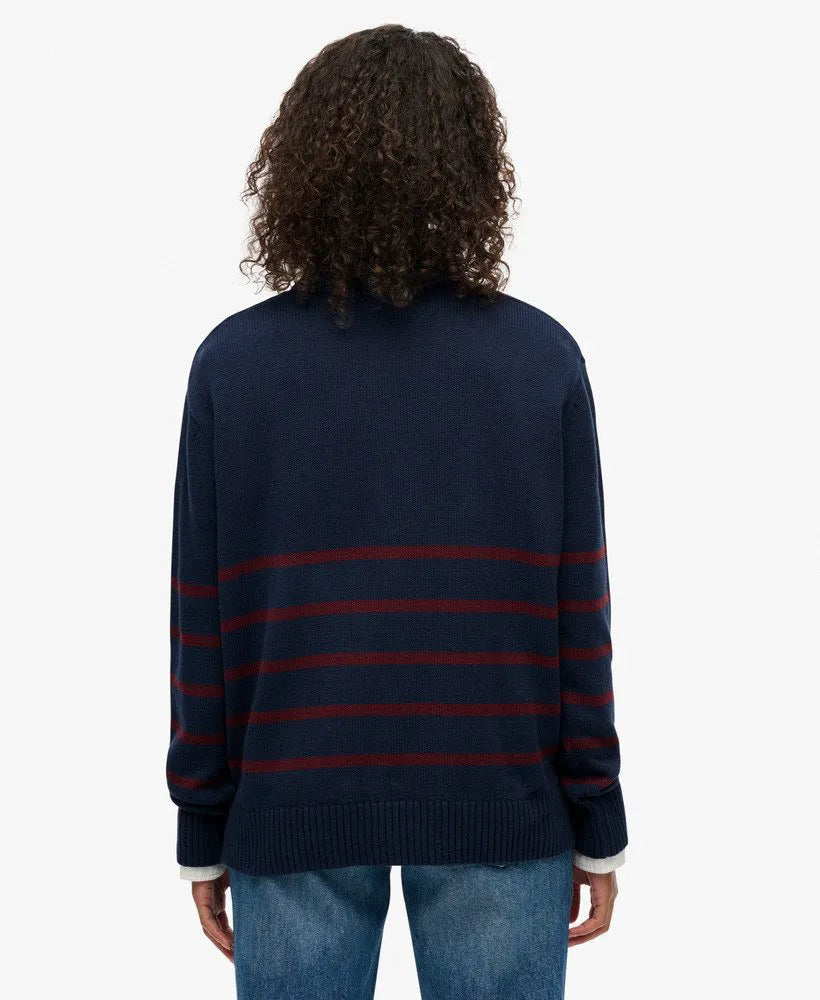 Richest Navy Port Stripe