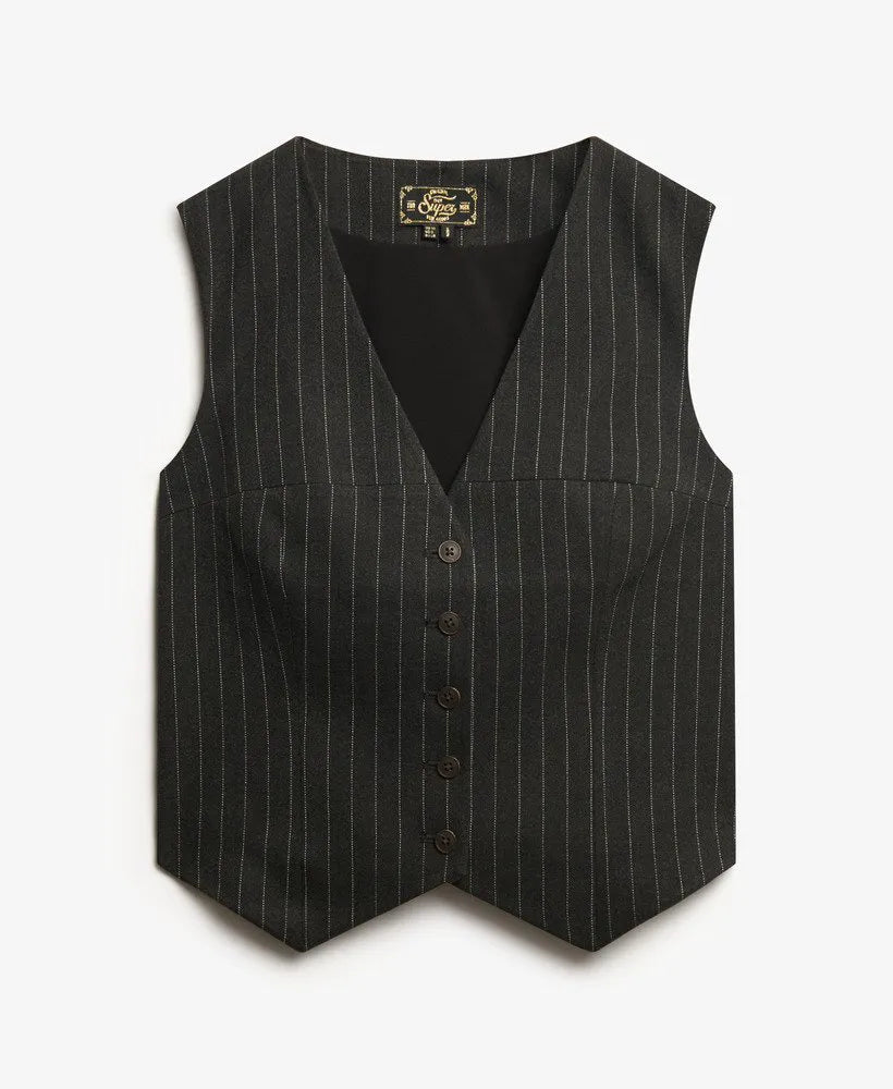 Charcoal Pinstripe