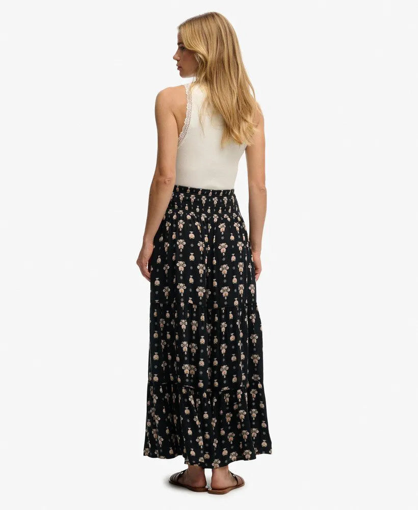 Print Maxi Skirt