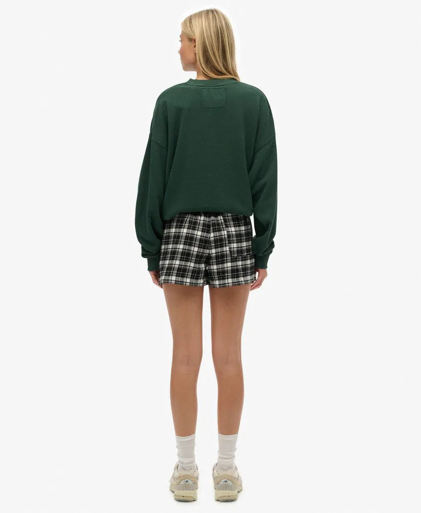 Black/Ecru Check
