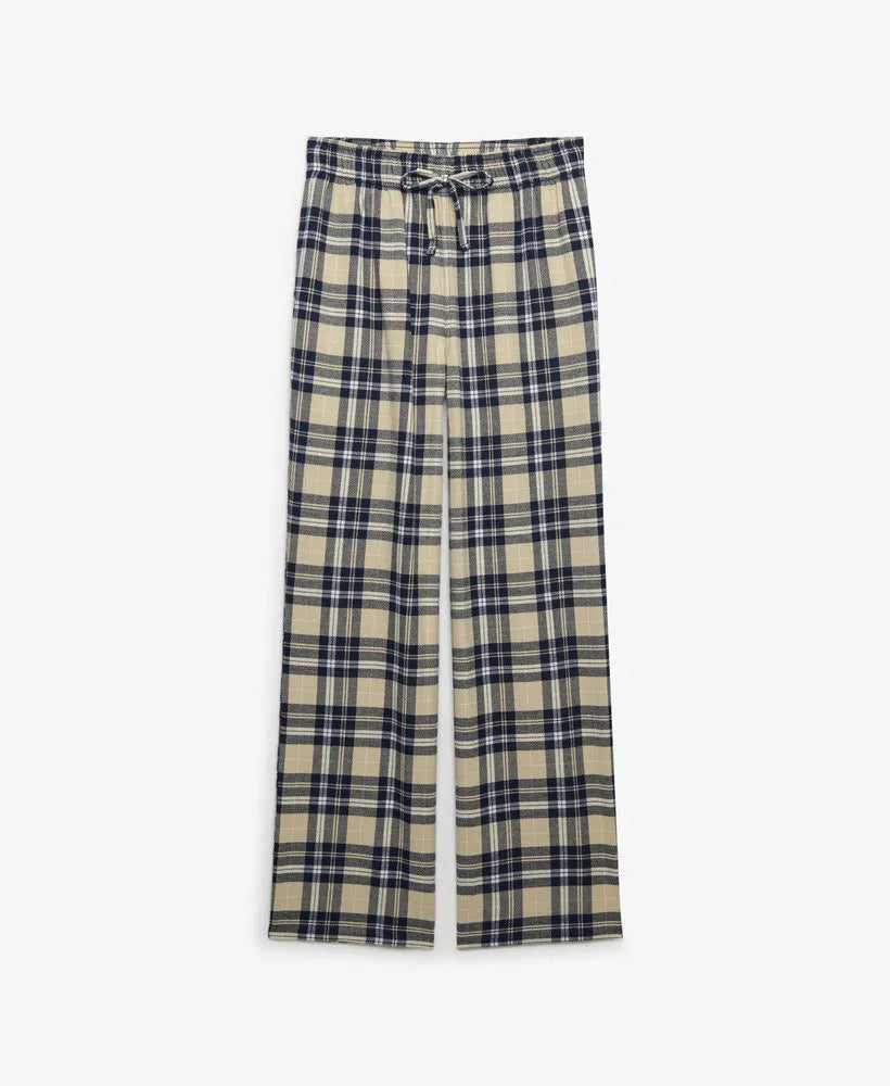 Cream/Navy Check