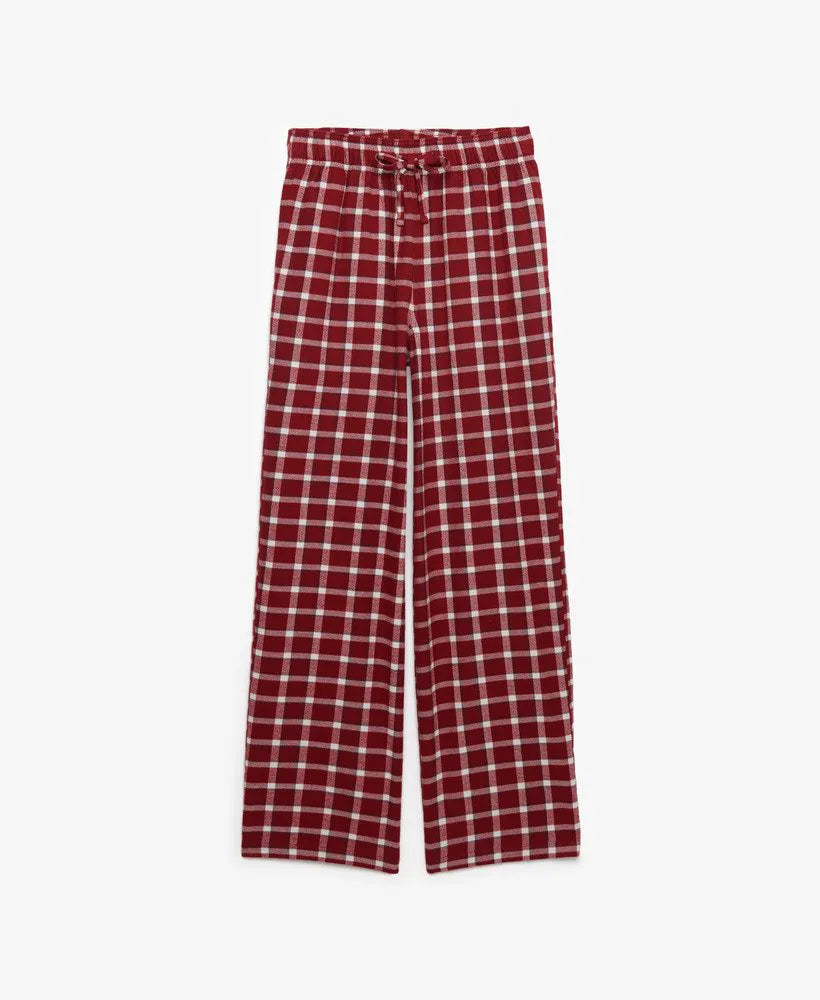 Burgundy Check