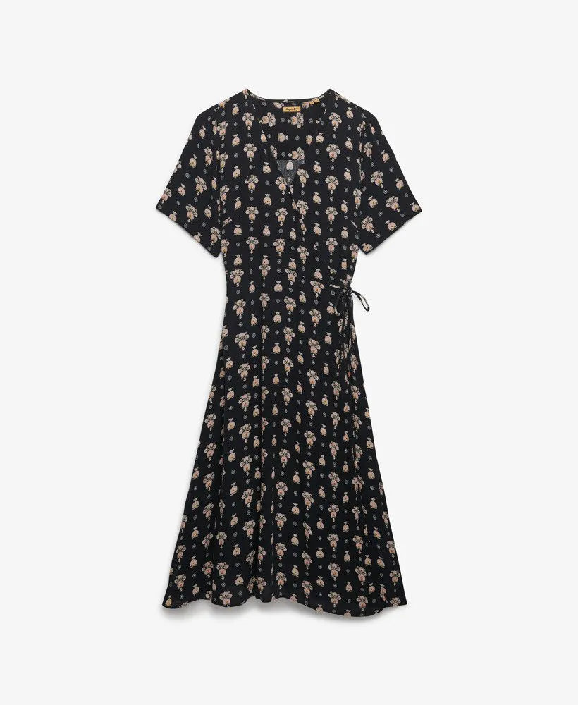 Decorative Sister Print Black
