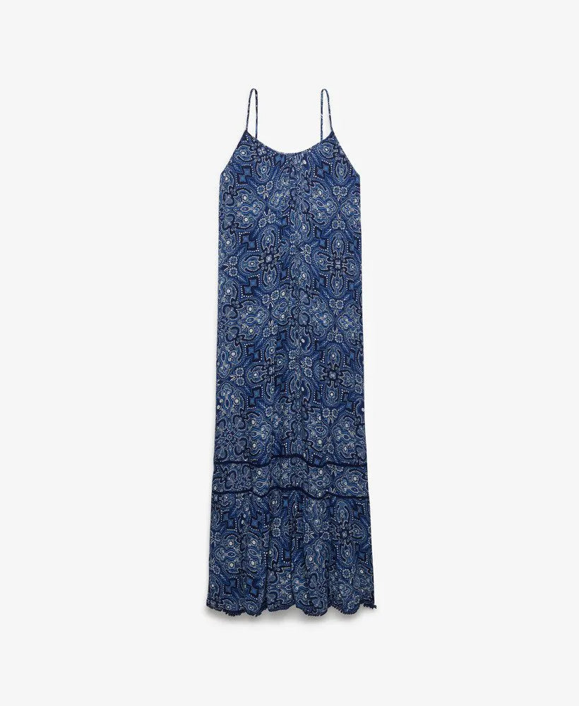 Paisley Bandana Navy