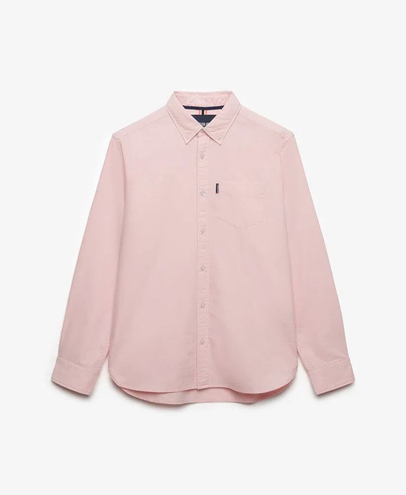 Coral Pink Chambray