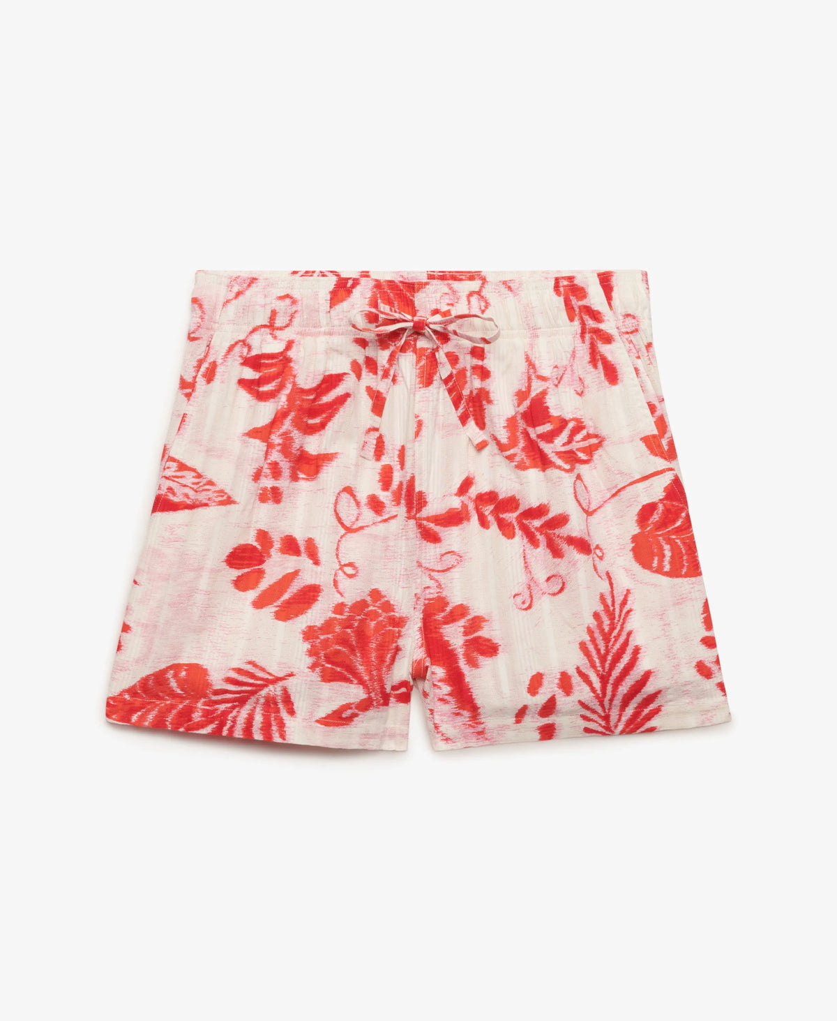 Ikat Floral Red