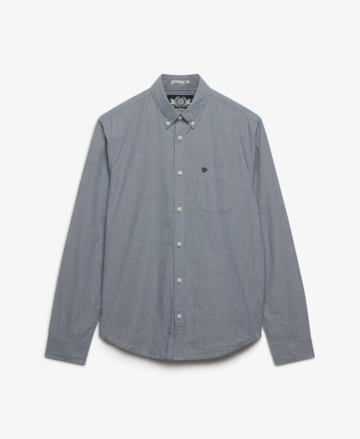 Navy Micro Houndstooth