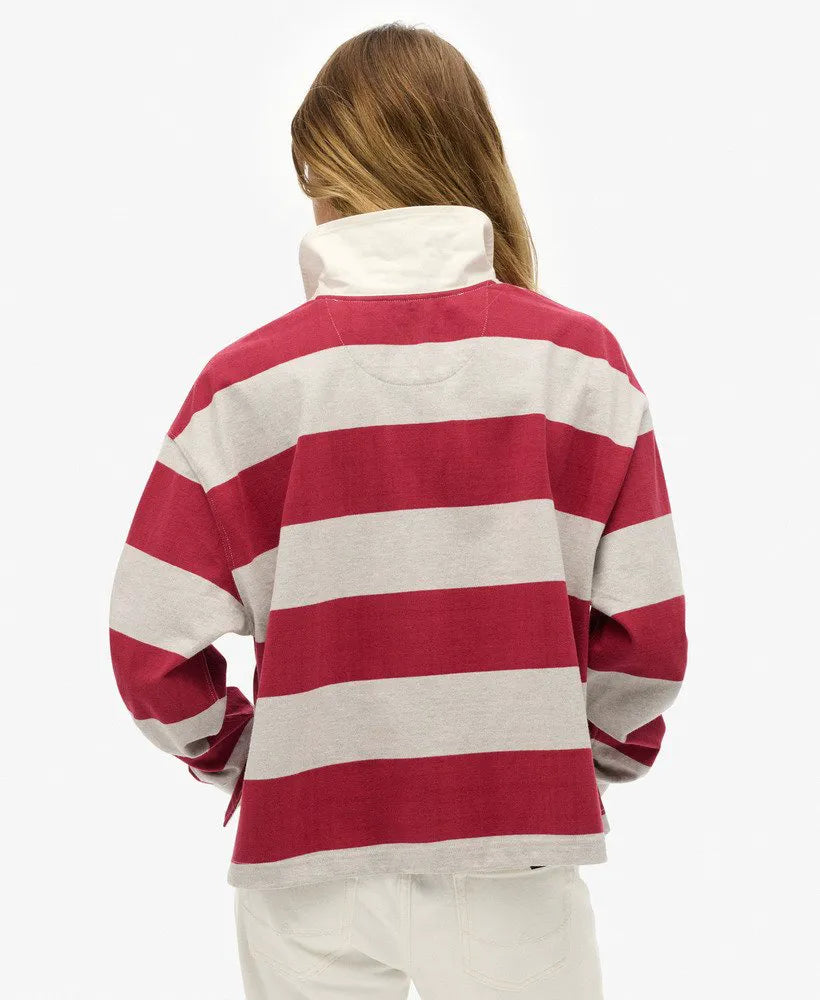 Bordeaux Red Stripe