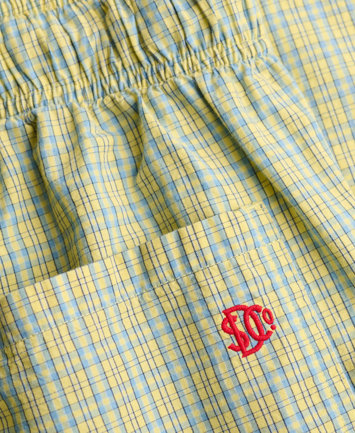Hampton Yellow Check