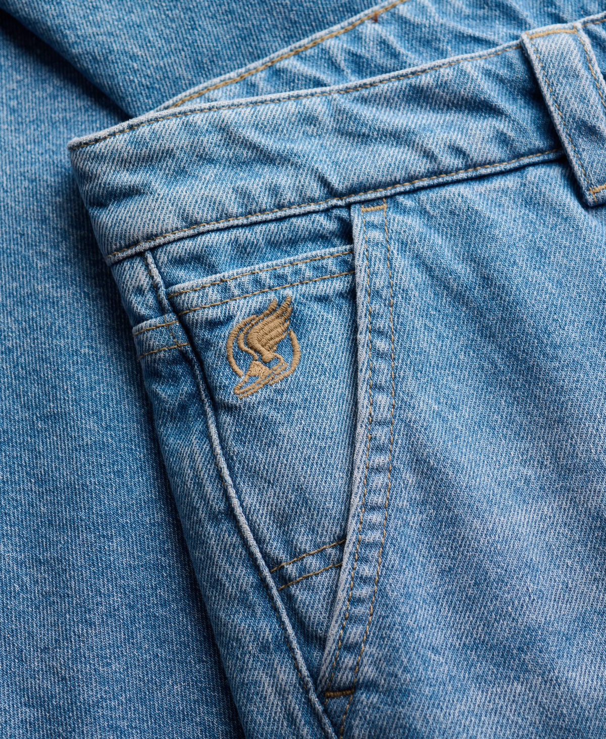 Oversized Rigid Washed Jeans