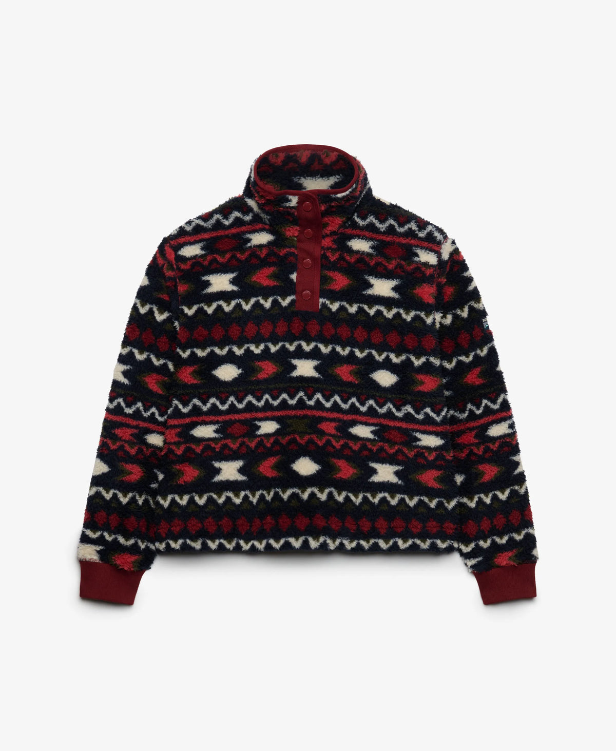 Burgundy Mini Aztec