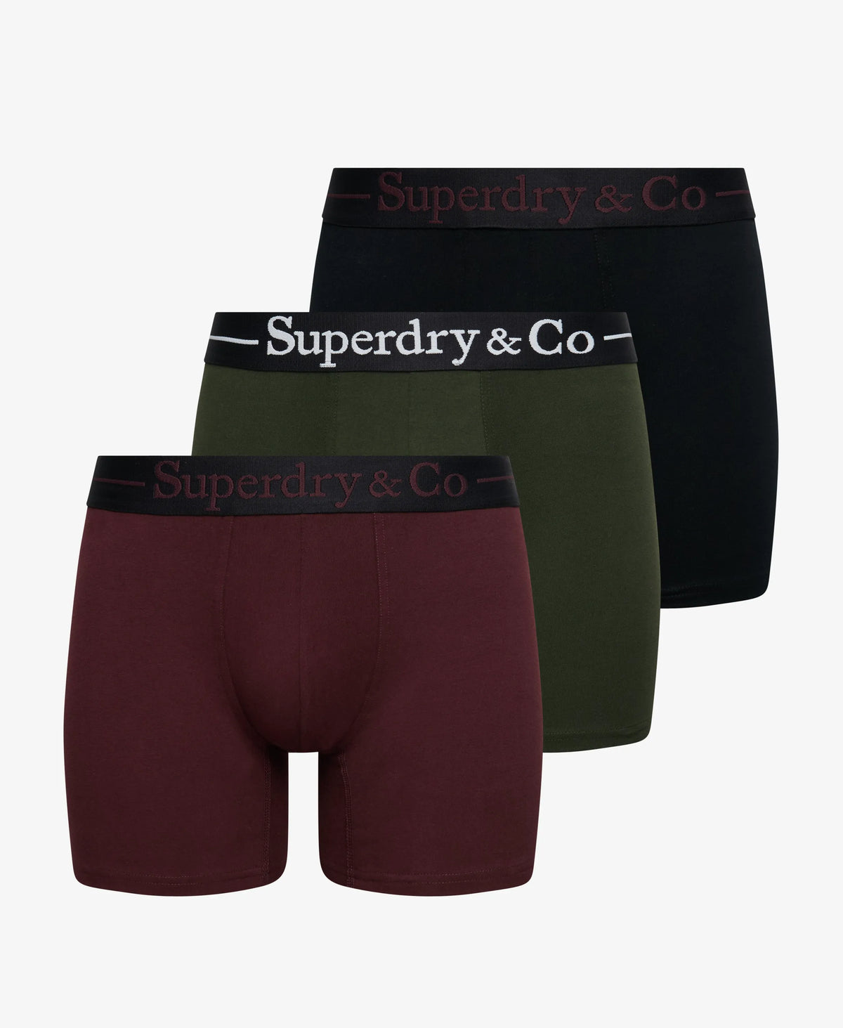 Black/Burgundy/Olive Green