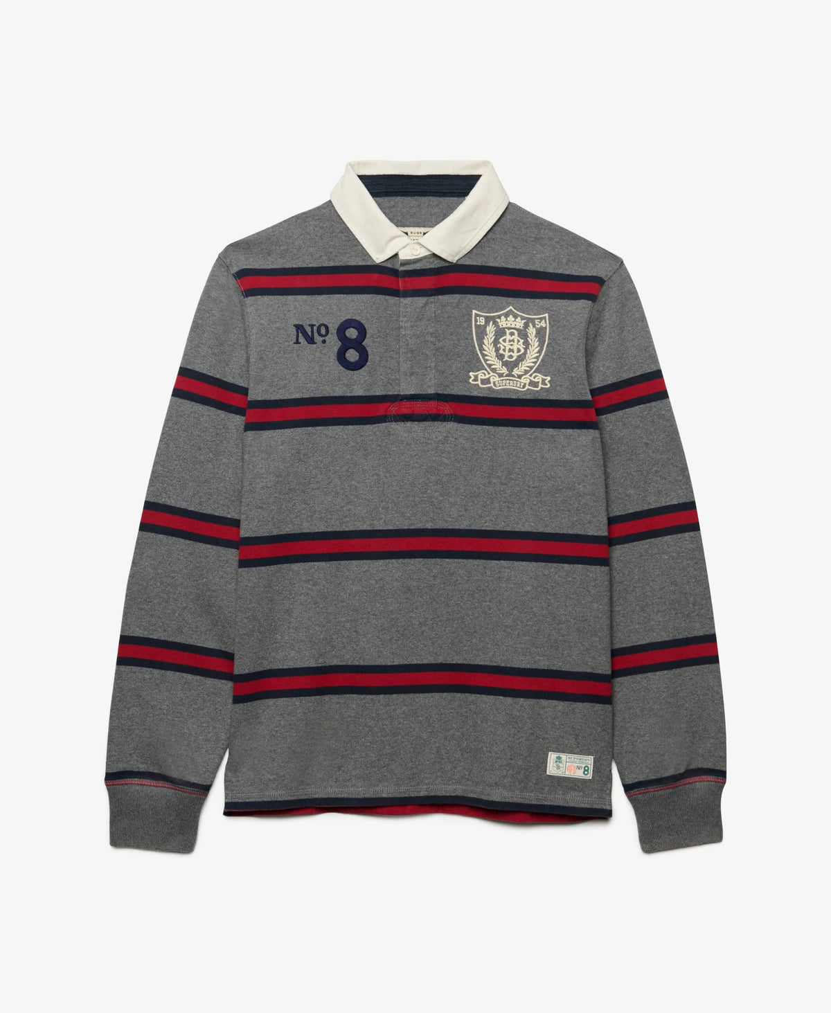 Antique Grey Marl Stripe