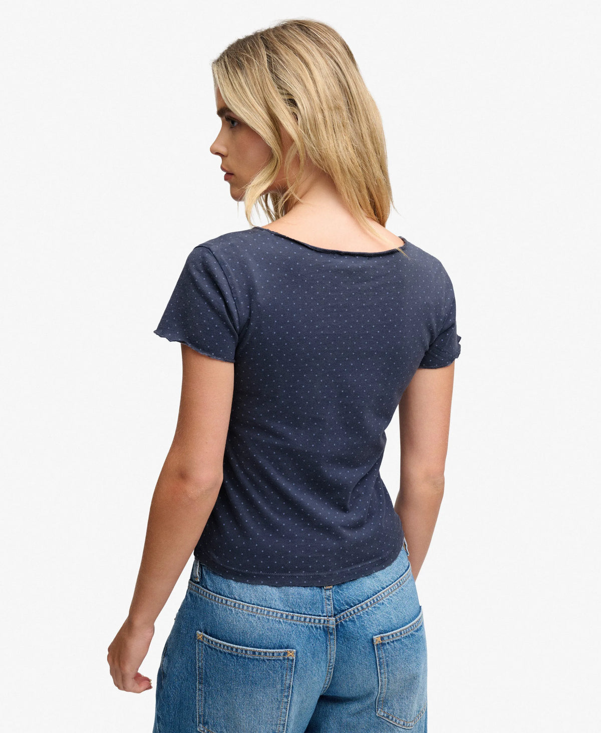 Mariner Navy Polka Dot