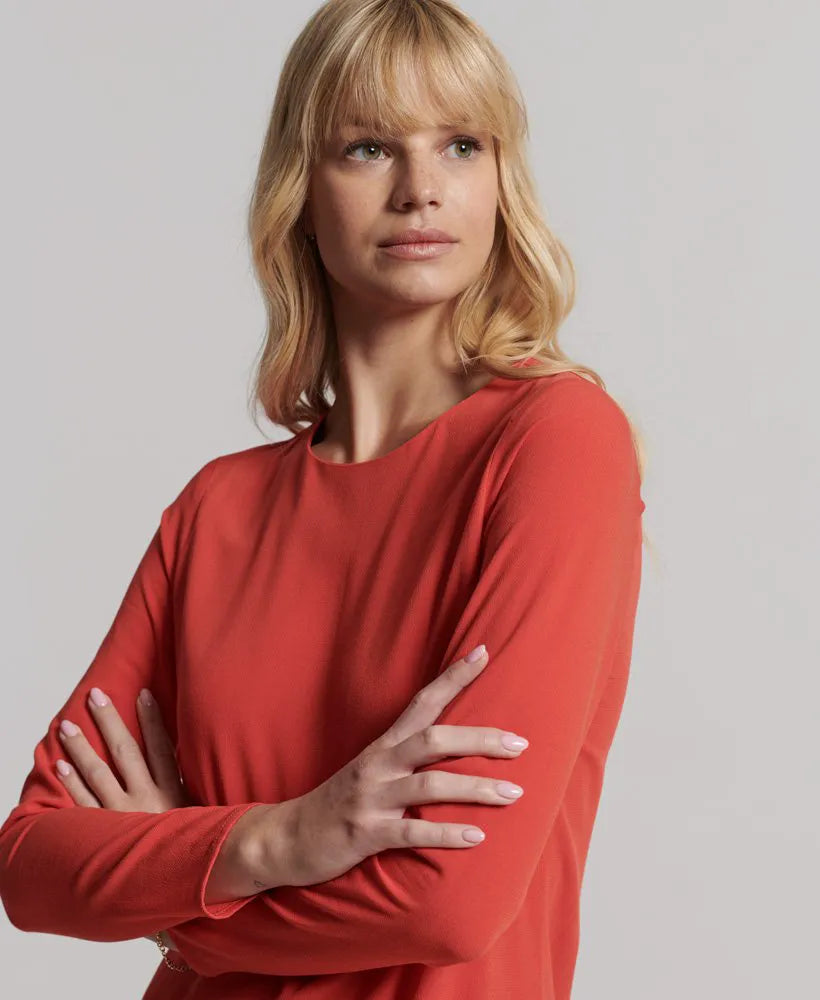 Studios Long Sleeve Midi Shift Dress