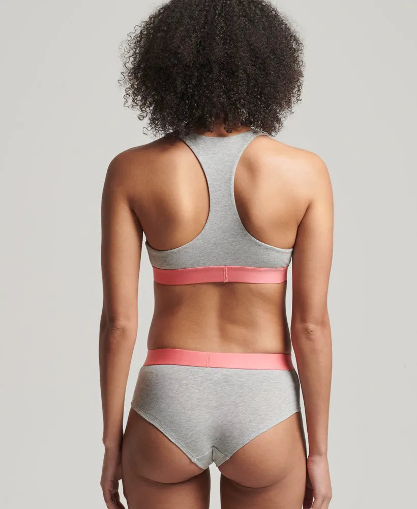 Grey Marl/Fluro Coral