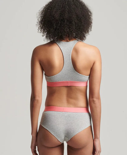 Grey Marl/Fluro Coral