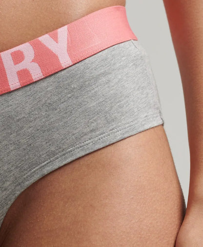 Grey Marl/Fluro Coral