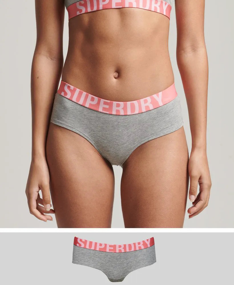 Grey Marl/Fluro Coral