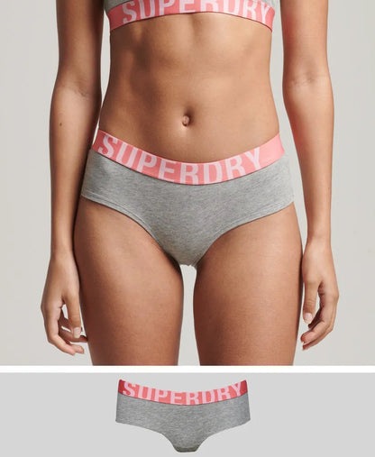 Grey Marl/Fluro Coral