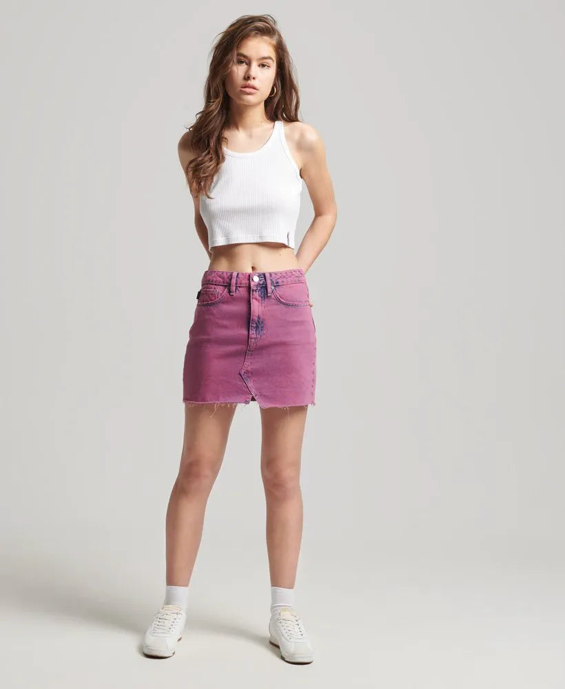 Vintage Denim Mini Skirt