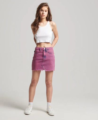 Vintage Denim Mini Skirt