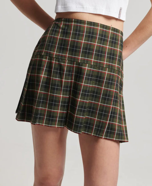 Khaki/Orange Check
