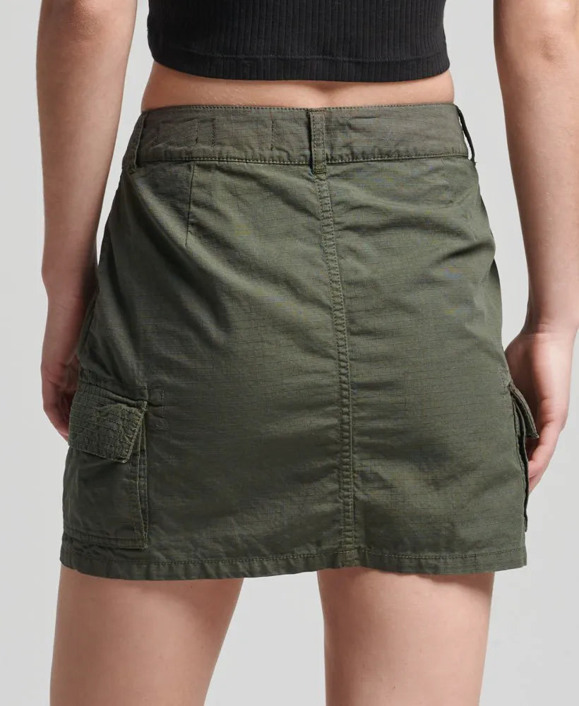 Vintage Utility Mini Skirt