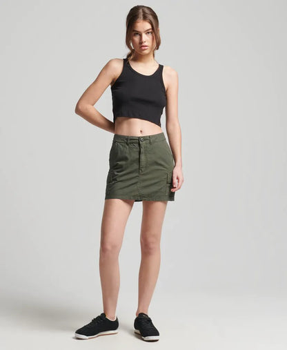 Vintage Utility Mini Skirt