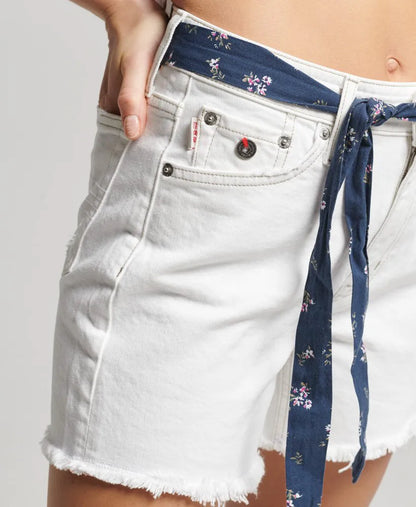 Mid Rise Slim Shorts
