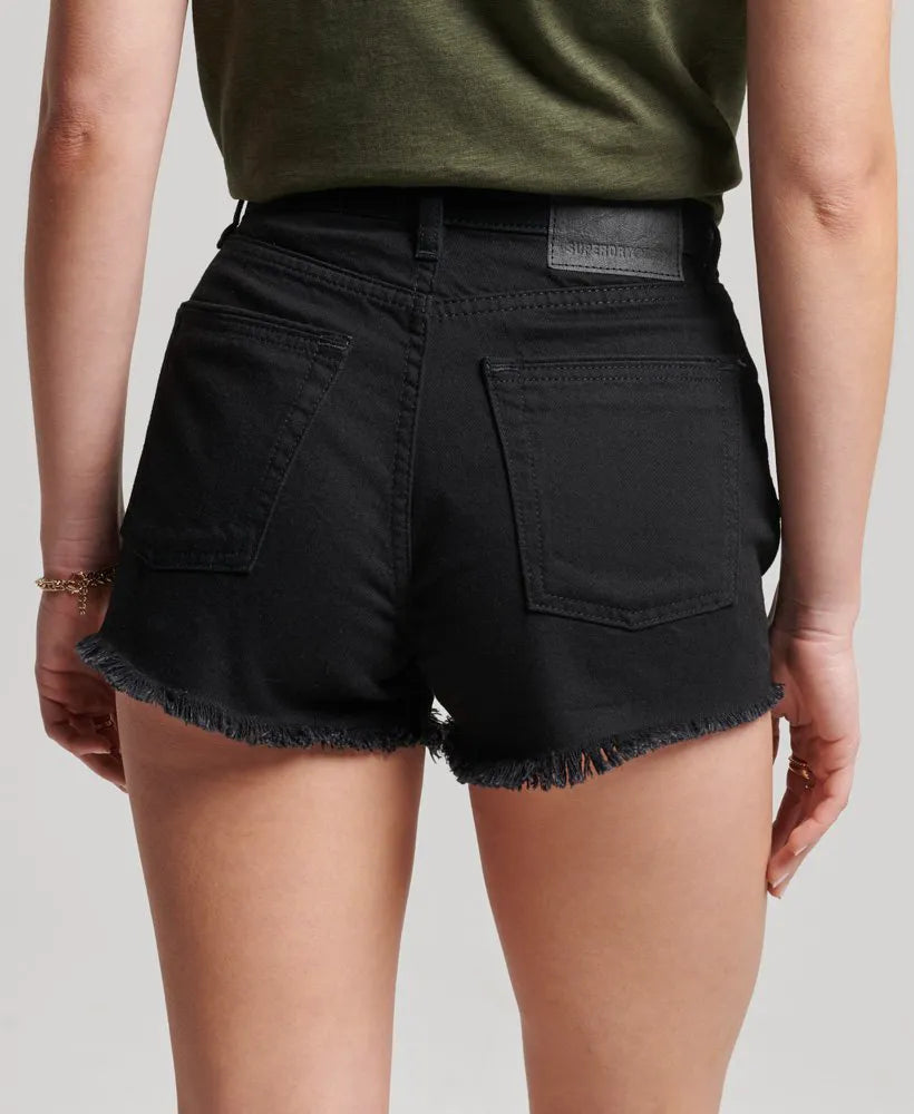 Organic Cotton Studios High Rise Denim Shorts