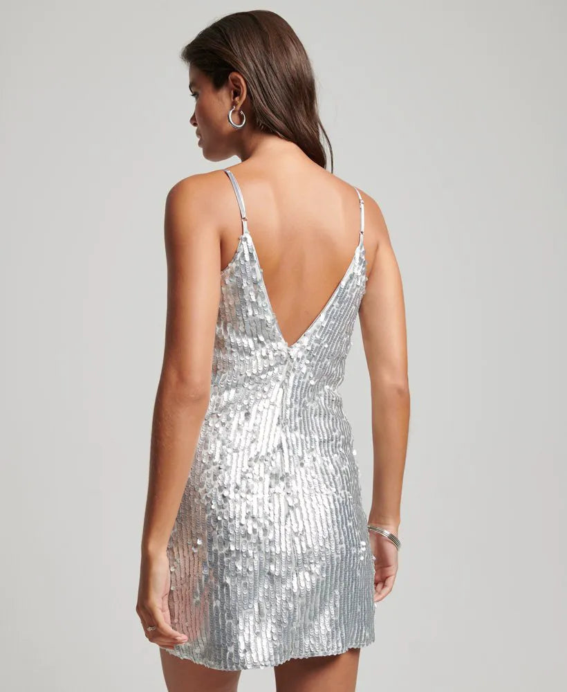 Sparkly Sequin Cami Mini Dress