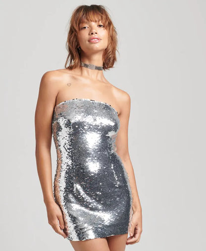 Silver Scale Sequin